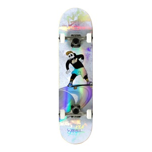 Skateboard Enuff Skully Hologram Mini White 7.25inch