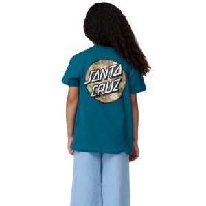 Tricou copii Santa Cruz Stamped Opus Camo Teal - Img 4