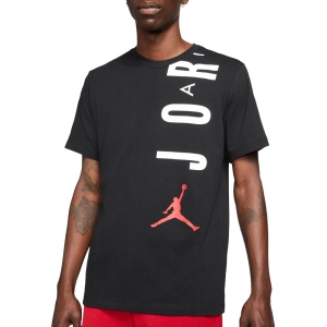 Tricou Nike Jordan Air Stratch Crew Black/White - Img 2
