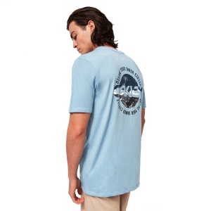 Tricou Oakley Inner Circle Stonewash Blue - Img 3