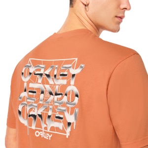 Tricou Oakley MTL Drip Soft Orange - Img 5