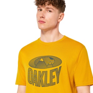 Tricou Oakley Winter Lines Amber Yellow - Img 4