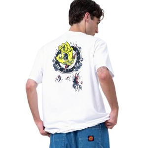 Tricou Santa Cruz Roskopp Screaming Target White - Img 4