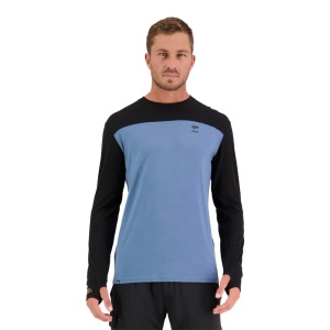 Bluza Corp Mons Royale Yotei LS Black/Blue Slate 22/23 - Img 2