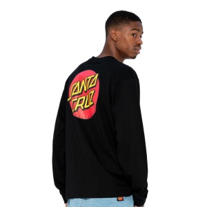 Bluza Santa Cruz Classic Dot Chest Crew Black - Img 2