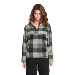 Bluza Volcom Pheelin IT Mock Neck Fleece Dark Pine - Img 2