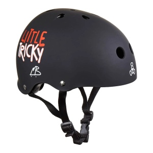 Casca Triple 8 Little Tricky Jr Black Rubber - Img 2