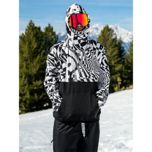 Hanorac Volcom Hydro Riding Black/White 23/24 - Img 3