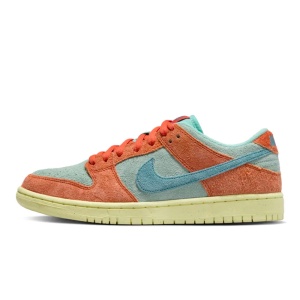 Incaltaminte Nike SB Dunk Low Pro Prm Orange and Emerald Rise - Img 1