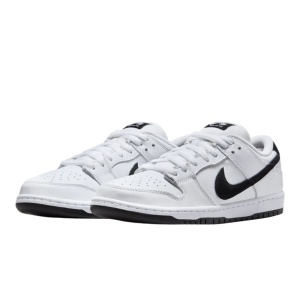 Incaltaminte Nike SB Dunk Low Pro White/Black - Img 6