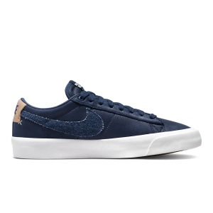 Incaltaminte Nike SB Zoom Blazer Low Pro GT Prm Midnight Navy/White - Img 3