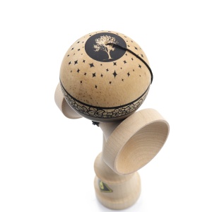Kendama USA Craft Luna Shape Triple Burn Line Birch - Img 3