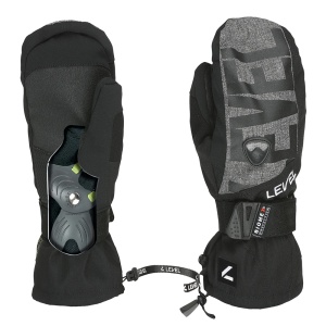 Manusi Level Fly Mitt Black/Grey - Img 2
