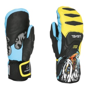 Manusi Level SQ JR CF Mitt Yellow-Blue - Img 6