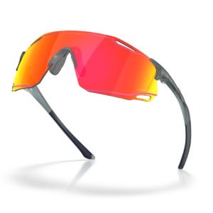 Ochelari de soare Oakley Cybr Dyno Matte Crystal Black Prizm Ruby W/ Pink Ink - Img 4