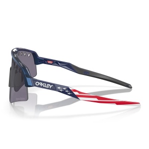 Ochelari de soare Oakley Sutro Lite Sweep Troy Lee Designs Blue Colorshift Prizm Grey - Img 3