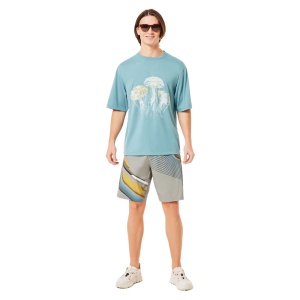 Pantaloni scurti apa Oakley Striped 19 Boulder Green - Img 9