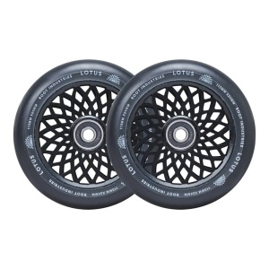 Set 2 roti Trotineta Root Lotus 110mm Radiant Black
