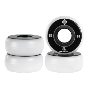 Set 4 roti agresive USD Team 55mm/90A Black/White - Img 3