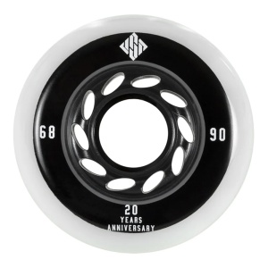 Set 4 roti agresive USD Team 68mm/90A Black/White
