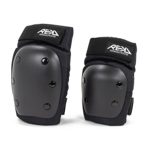 Set protectii Rekd Youth Heavy Duty Double Pad Black/Black JR - Img 4