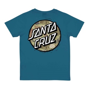 Tricou copii Santa Cruz Stamped Opus Camo Teal - Img 2