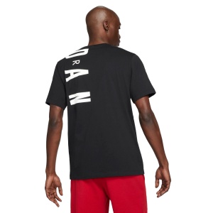 Tricou Nike Jordan Air Stratch Crew Black/White - Img 3
