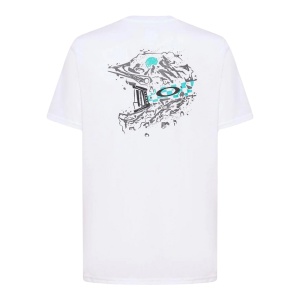 Tricou Oakley Finish Line Crew White - Img 6