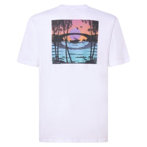Tricou Oakley Golden Hour Bark White - Img 5