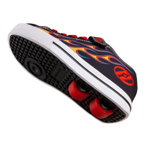 Heelys Snazzy X2 Black/Yellow/Red Flame - Img 3