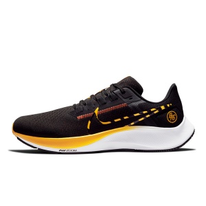Incaltaminte Alergare Nike Air Zoom Pegasus 38 Black/White/Orange/University Gold - Img 1