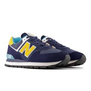Incaltaminte New Balance 574 Blue Navy/Yellow - Img 2