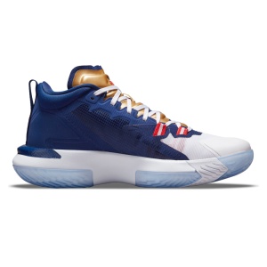 Incaltaminte Nike Jordan Zion 1 Blue Void/White/Metallic Gold/University Red - Img 2