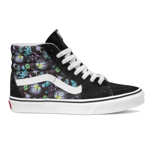 Incaltaminte Vans Sk8-Hi (Paradise Floral) Black/White - Img 1