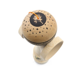 Kendama USA Craft Luna Shape Triple Burn Line Ash - Img 3