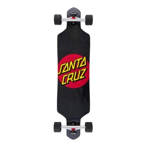 Longboard Santa Cruz Classic Dot Drop Thru Black - Img 1