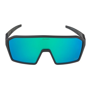 Ochelari de soare Alpina Ram Black Matt Q-Lite Mirror Green - Img 2