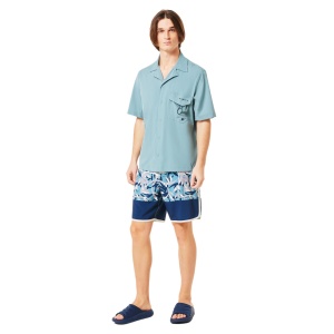 Pantaloni scurti apa Oakley Session RC 19 Coral Reef Pacific - Img 8