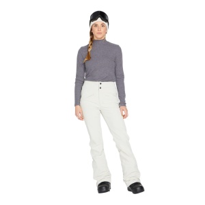 Pantaloni Volcom W Battle Stretch High Rise Off White 22/23 - Img 3