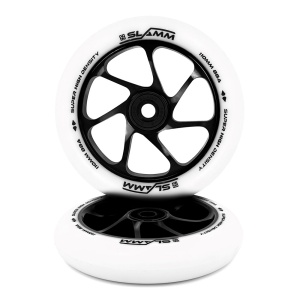 Roata Trotineta Slamm 110mm Team White/Black + Abec 9 - Img 3