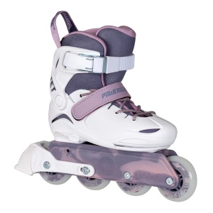Role copii Powerslide Kids Jet White/Blackberry - Img 2