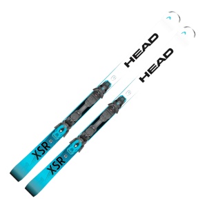 Schiuri Head Worldcup Rebels e.XSR White/Speed Blue + legaturi PR 11 Gw 25/26