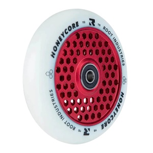 Set 2 roti Trotineta Root Honeycore White 110mm Red - Img 2