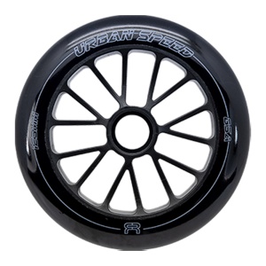 Set 3 Roti FR Urban Speed Negre 125mm/85A