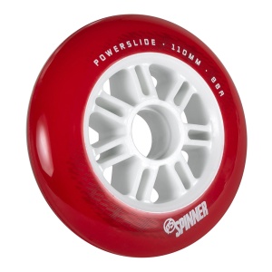 Set 3 roti Powerslide Spinner White/Red 110mm/88A - Img 2