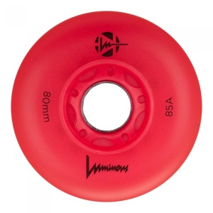 Set 4 Roti Luminous 80mm/85a Red/Red - Img 3