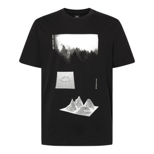 Tricou Oakley Negative Topo Black - Img 1
