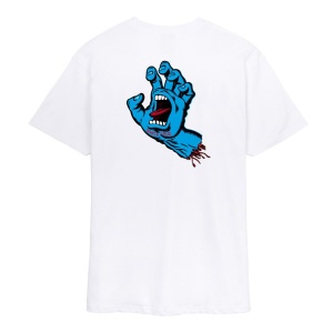 Tricou Santa Cruz Screaming Hand Chest White - Img 2