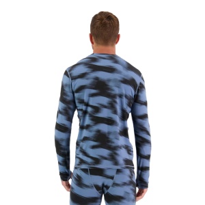 Bluza Corp Mons Royale Cascade Merino Flex 200 LS Blue Motion 22/23 - Img 3