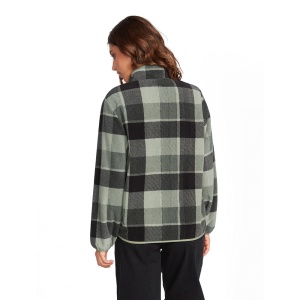 Bluza Volcom Pheelin IT Mock Neck Fleece Dark Pine - Img 3